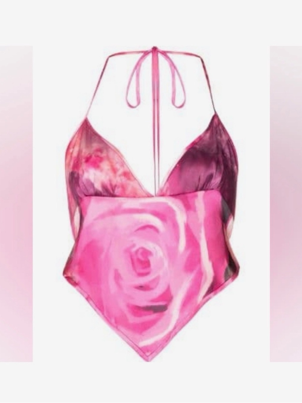 Kim Shui Dusty Rose Silk Top